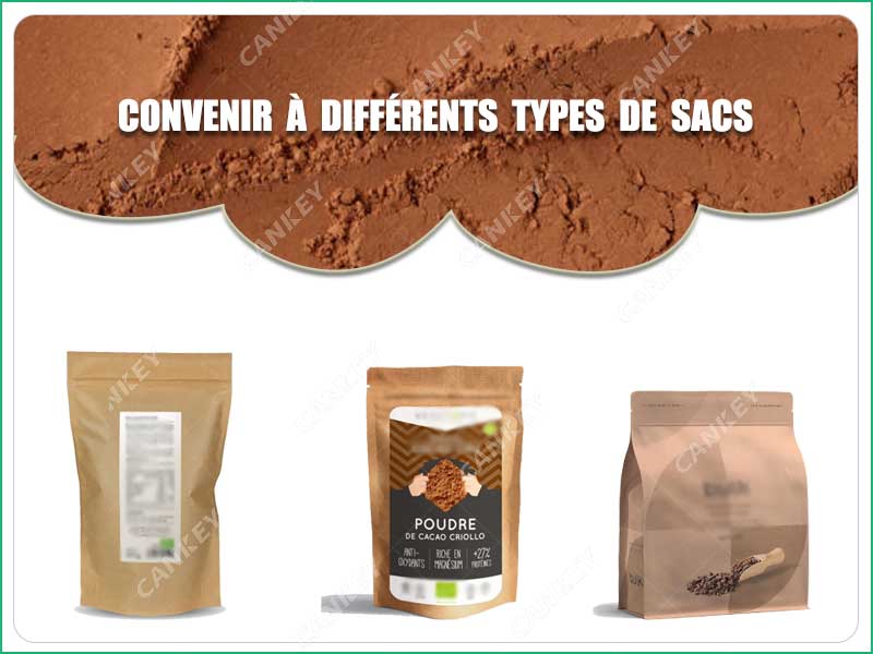 Application de la Machine de Remplissage de Poudre de Cacao
